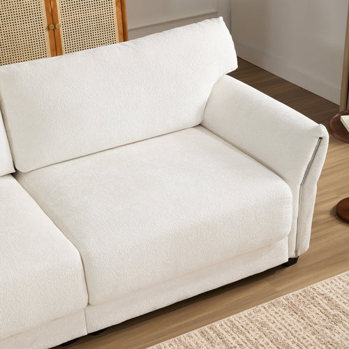 110' Modular Sectional Sofa, L-Shape with Extra-Wide Seat Cushion