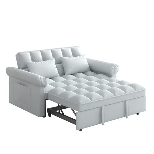 Loveseats Sofa Bed with Pull-out Bed and Adjustable Back