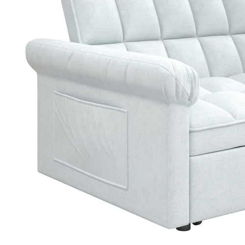 Loveseats Sofa Bed with Pull-out Bed and Adjustable Back