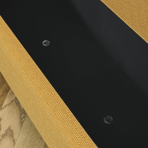 Linen Fabric Upholstered Bench with Large Storage Space